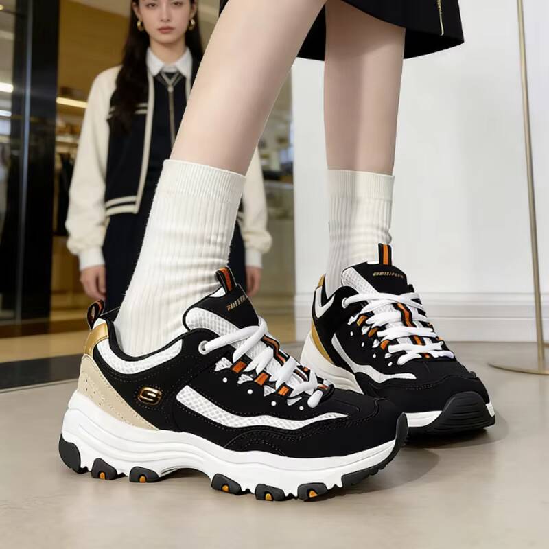 Women Shoes Hong Kong - スケッチャーズ D Lites レディース チャンキー スニーカー