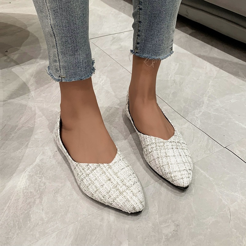 Women'S Shoes Large - 大きいサイズのシングルシューズ レディース 2025 春夏新作 ポインテッドトゥ ファッション