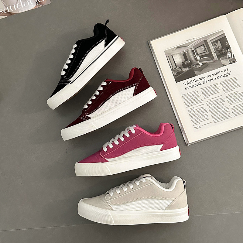 Women Shoes Hong Kong - 2026冬キャンバレディースシューズ香港スタイルカジュアルボードシューズ韓国版スポーツトレンド学生靴