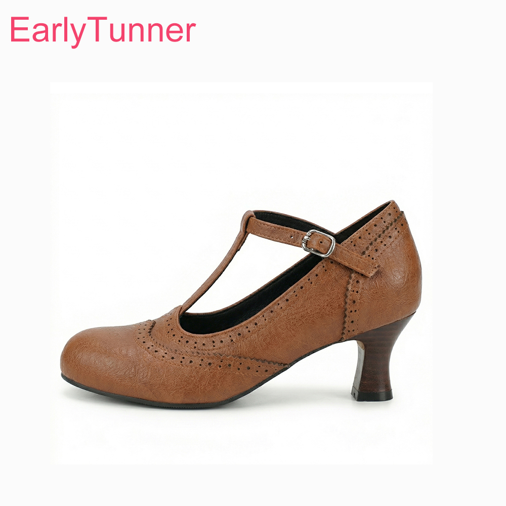 Women'S Shoes In Size 12 - 2026 春ブレスアブル女性パンプス T ストラップキトゥンハイヒールシューズプラス小大サイズ 12 32