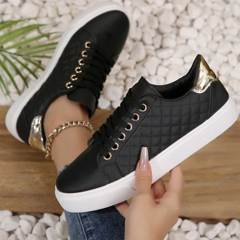 Women Shoes Jd - 女性、白、黒、柔らかいソール、カジュアル、ファッション、レディース、春、秋、サイズ35-41、2022