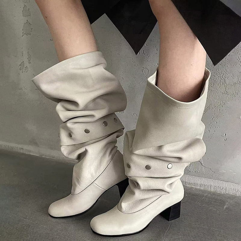Women'S Shoes In Size 12 - 新作レディースニーハイヒールブーツ、チャンキーヒールシューズ、女性用冬用ロングブーツ2026、デザイナーレザーシューズ、ファッショナブルなチェルシーブーツ、ザパトス
