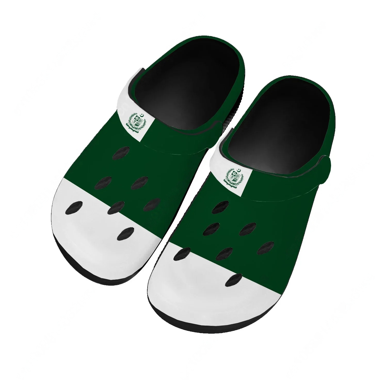 Women'S Shoes In Pakistan - パキスタン国旗ウォーターシューズ男性女性快適なホームガーデン下駄カスタマイズサンダルビーチ通気性穴スリッパ