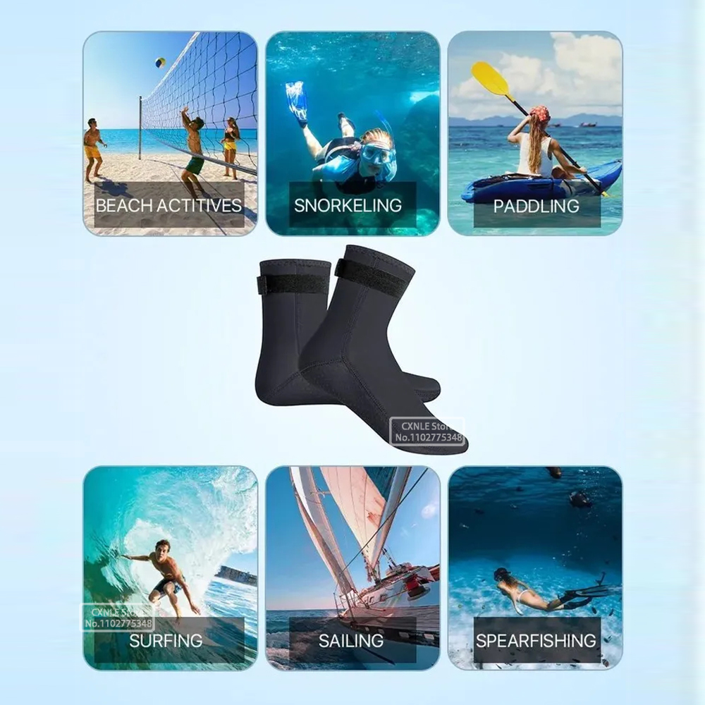 5 ミリメートルネオプレンダイビングソックスウェットスーツサ - Women'S Shoes Neuropathy のレビューと価格