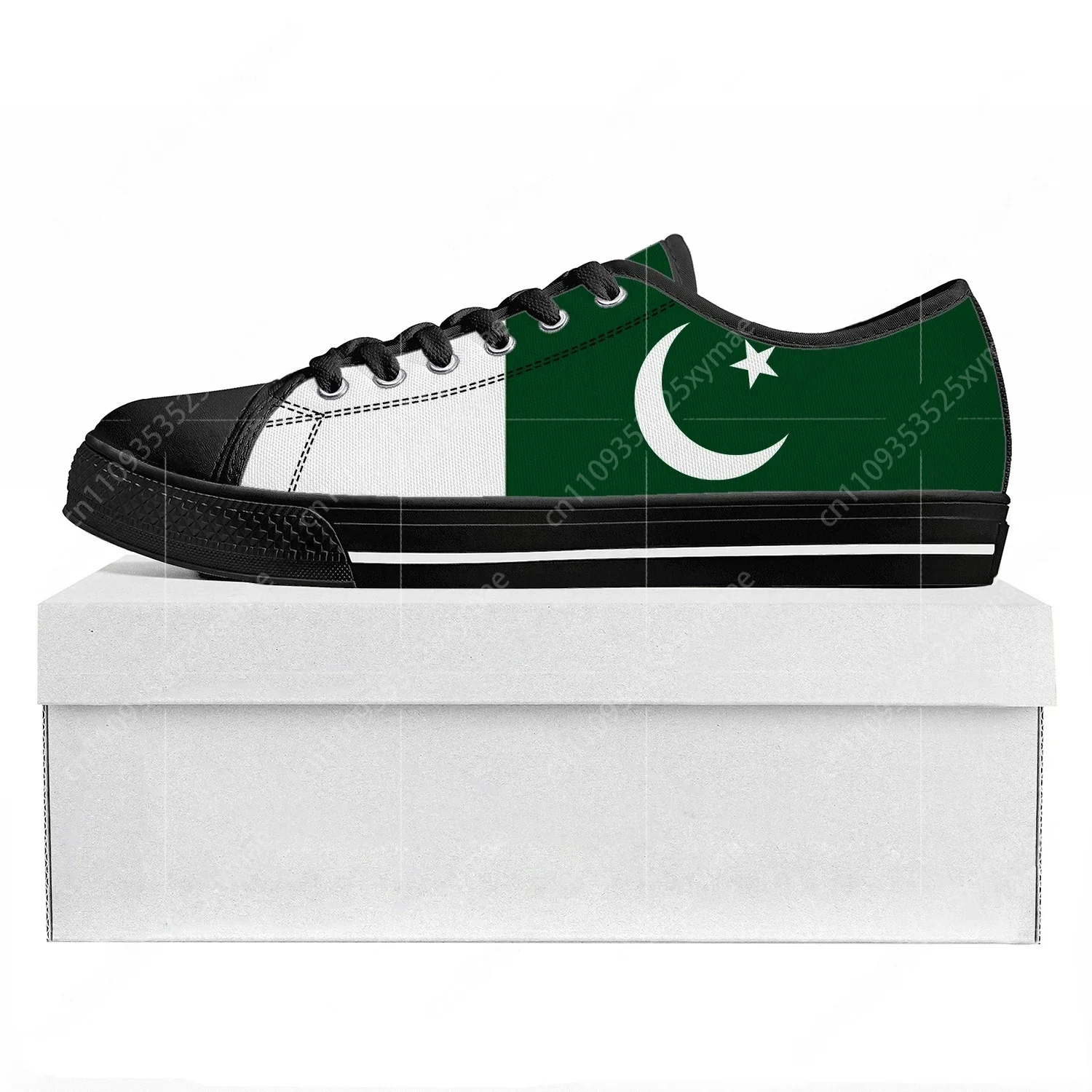 パキスタン国旗ロートップ高品質スニーカーメンズレディースティ - Women'S Shoes In Pakistan のレビューと価格