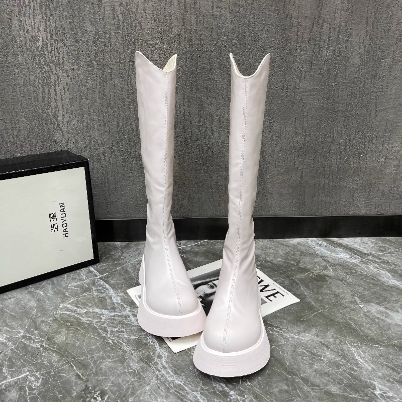 2025年秋冬ファッションジッパーデザインレジャーニーブーツ - Women'S Shoes For Fall のレビューと価格