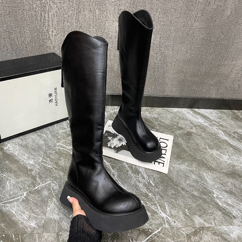 2025年秋冬ファッションジッパーデザインレジャーニーブーツ - Women'S Shoes For Fall のレビューと価格