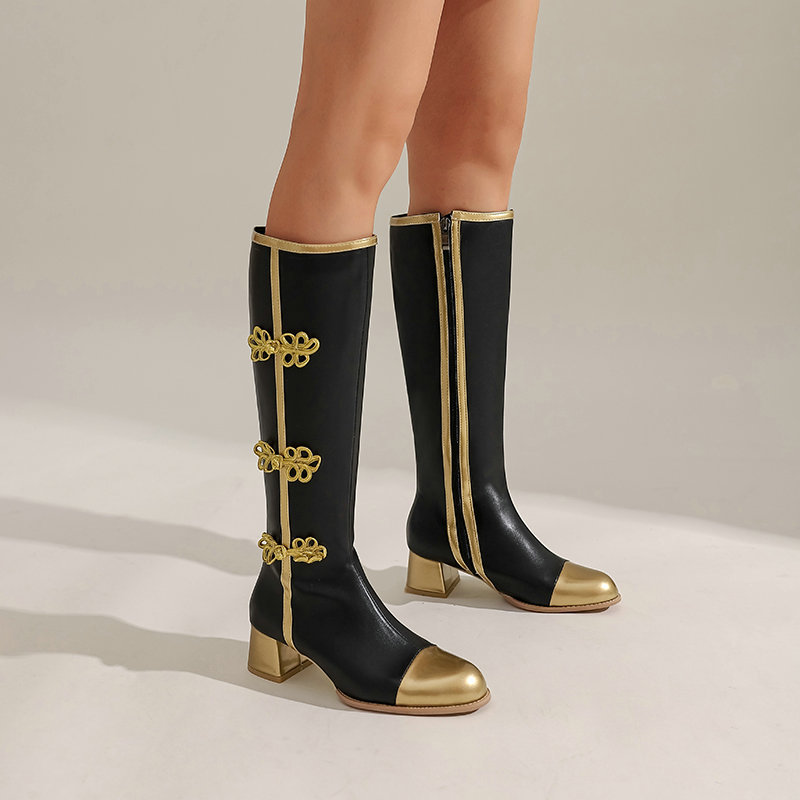 ビッグサイズのファッションニーハイブーツ女性コスプレ靴秋冬女 - Women'S Shoes For Fall のレビューと価格