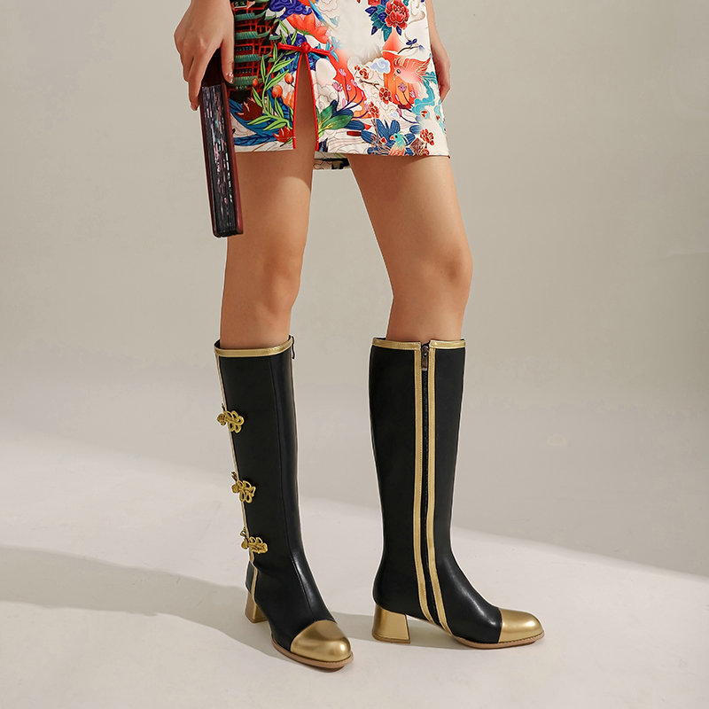 ビッグサイズのファッションニーハイブーツ女性コスプレ靴秋冬女 - Women'S Shoes For Fall のレビューと価格