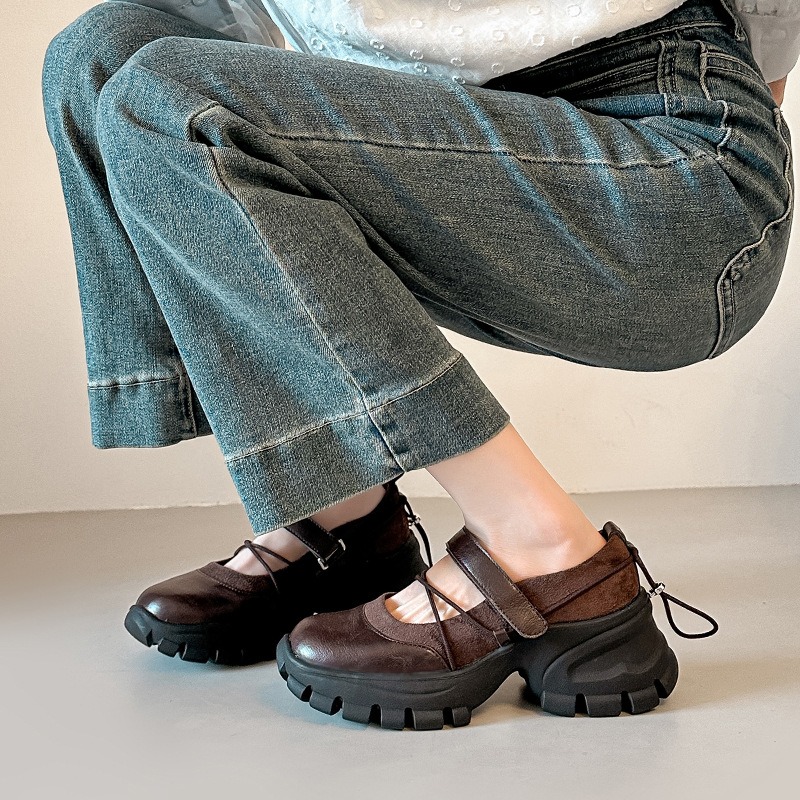 新しいレトロバレエメリージェーンシューズファッションソフトソ - Women'S Shoes Large のレビューと価格