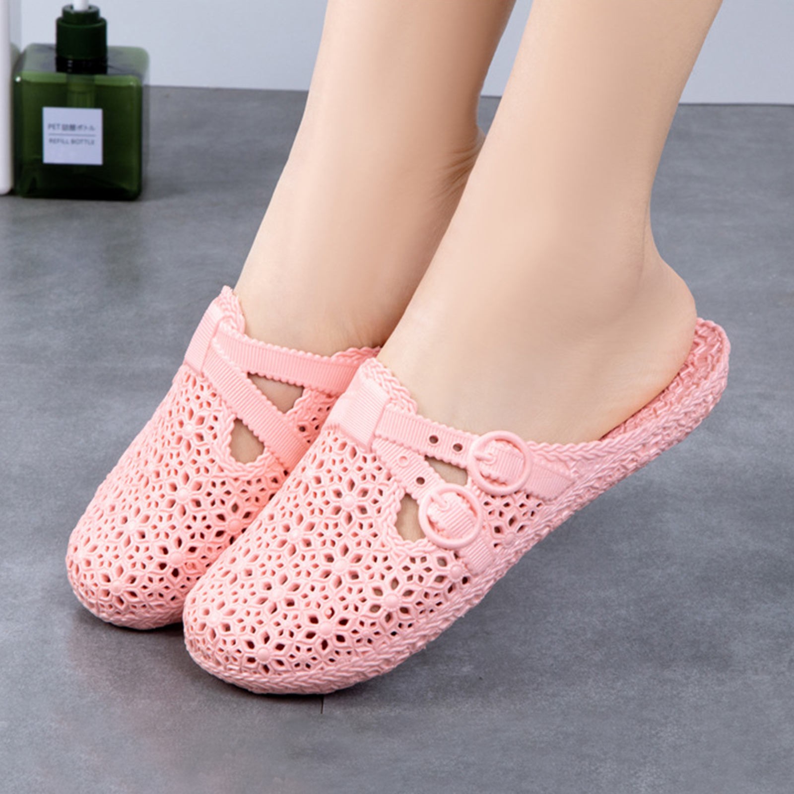 ラップトゥ通気性スリッパ夏の屋外穴あき靴ホームファッションカ - Women'S Shoes Large のレビューと価格