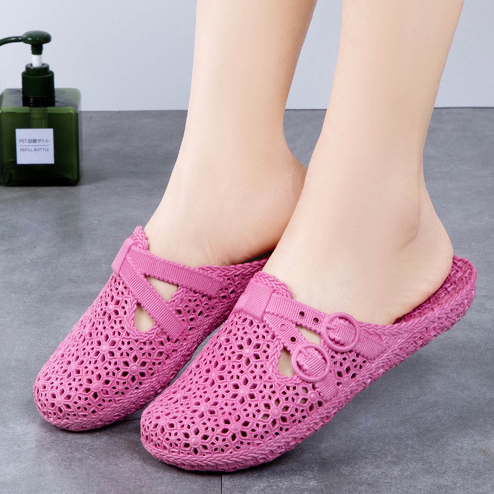 ラップトゥ通気性スリッパ夏の屋外穴あき靴ホームファッションカ - Women'S Shoes Large のレビューと価格
