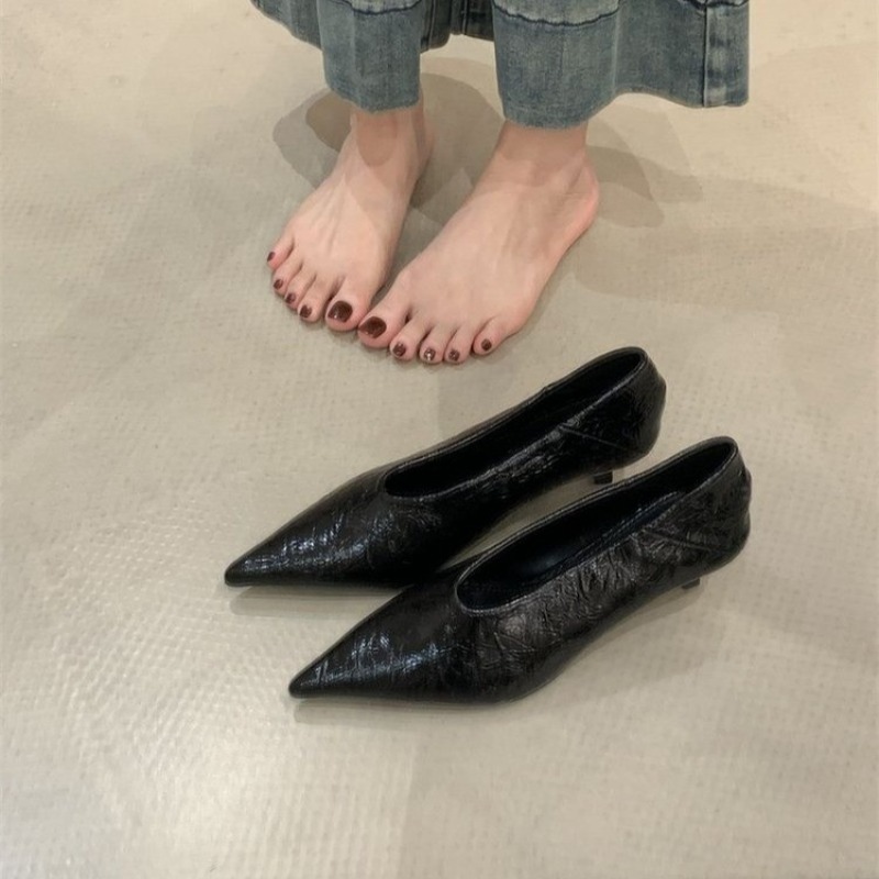 2025年秋新作 通勤風 フラットヒール 浅口 ポインテッド - Pointed Toe Flat のレビューと価格