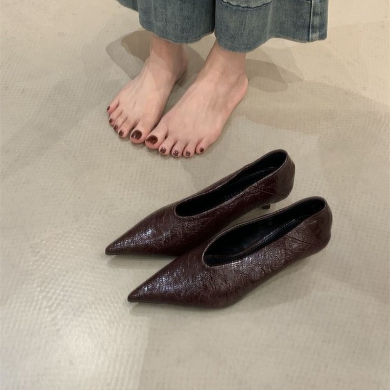 2025年秋新作 通勤風 フラットヒール 浅口 ポインテッド - Pointed Toe Flat のレビューと価格