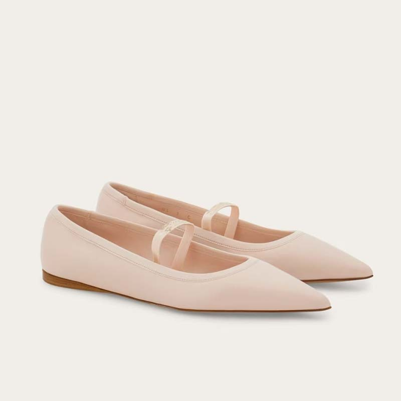 女性バレエフラットシューズ子供と大人のバレエポワントシューズ - Ribbon Tie Heel のレビューと価格