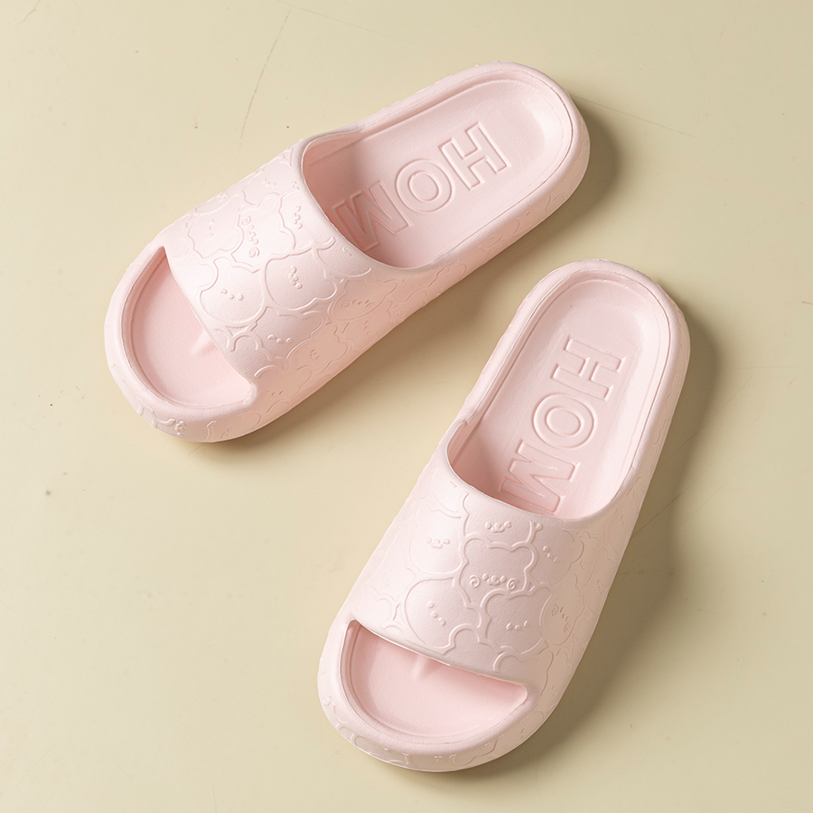 女性のための素敵なクマのプリント屋内スリッパ,厚い靴底,耐久 - Women'S Shoes Neuropathy のレビューと価格