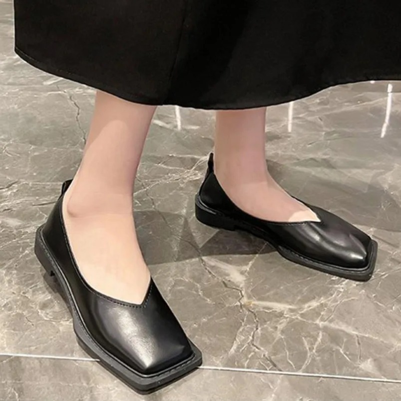 ローマ風レディースローヒールパンプス、女性用フラットシューズ - Women'S Shoes For Fall のレビューと価格