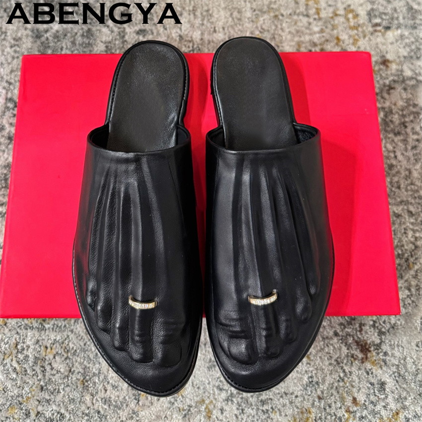 黒の本革巻きつま先ローファースリッパ女性用太った体型向けカジ - Women'S Shoes Loafers Black のレビューと価格