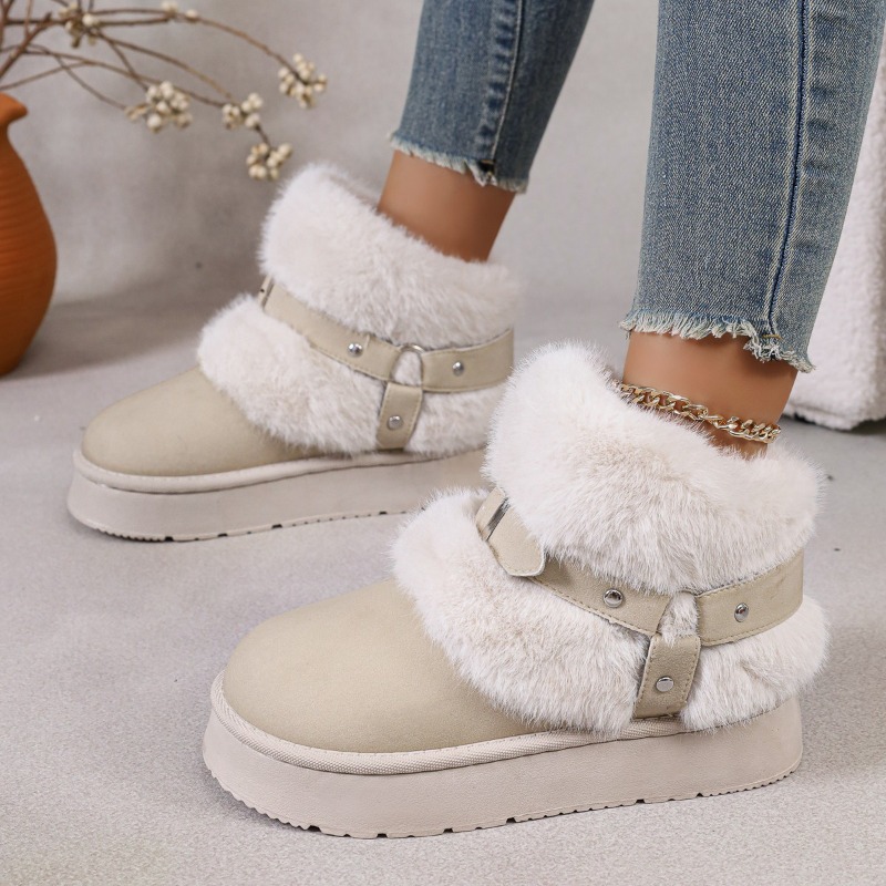 プラッシュスノーブーツ レディース 2026秋冬新作 プラッ - Women'S Shoes In Size 12 のレビューと価格