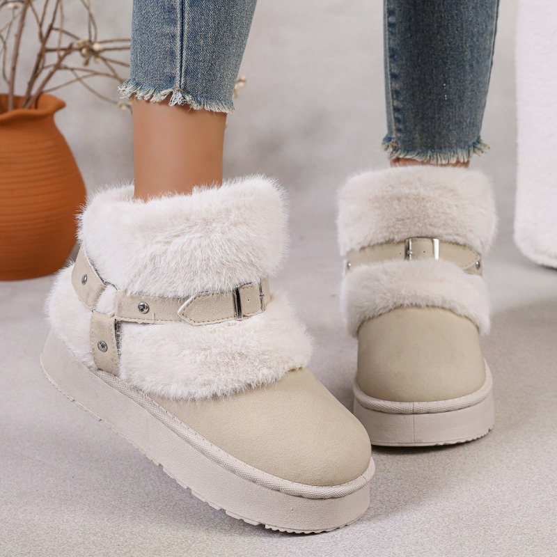 プラッシュスノーブーツ レディース 2026秋冬新作 プラッ - Women'S Shoes In Size 12 のレビューと価格