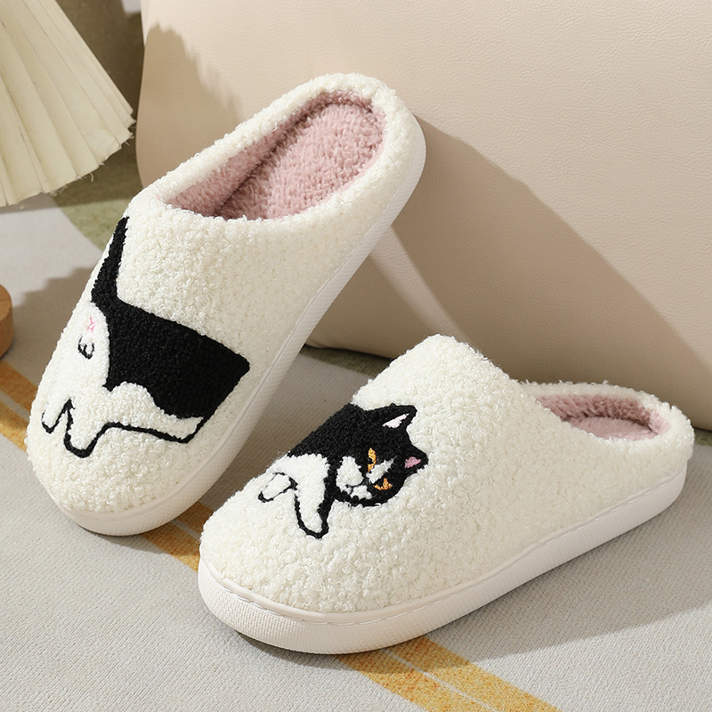 冬用プラッシュキュートダックスフンド刺繍ホームスリッパ レデ - Women'S Shoes For Fall のレビューと価格